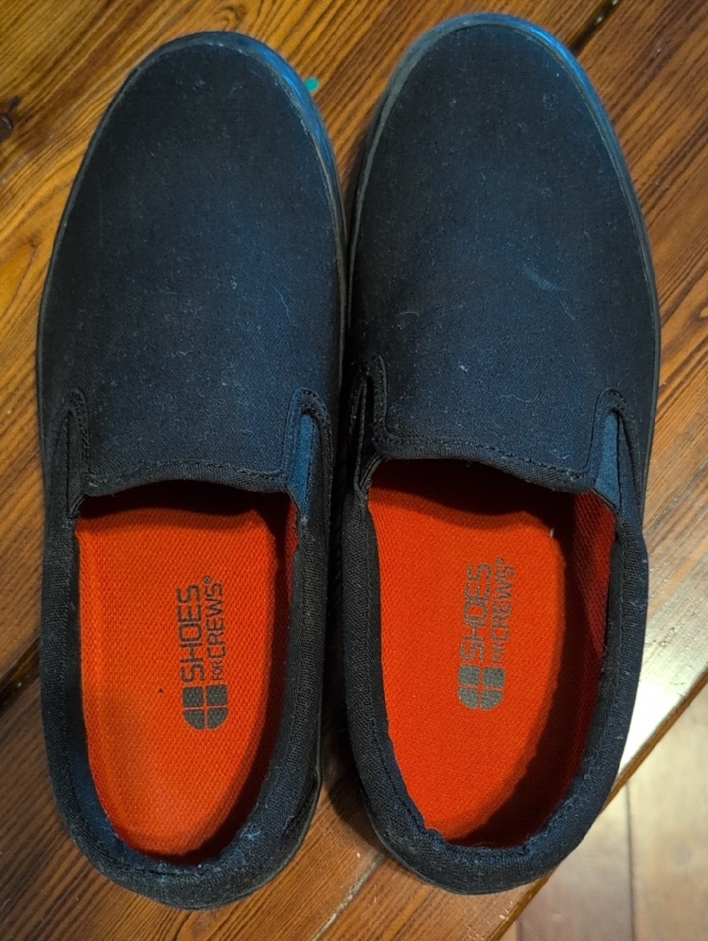 Shoes For Crews Black Slip-On Shoes Men's Size 9